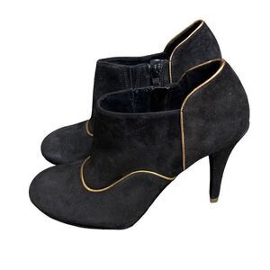 Rockport Black Suede Presia Bootie Size 8 NEW